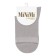 Women's socks mini cotone, size 39-41, color Grigio Chiaro
