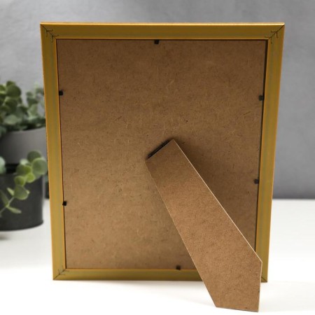 Photo frame plastic 15x20 cm "Golden spiral on black" 23x18 cm-3