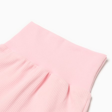 Children's sliders with closed legs, pink color, height 62-1