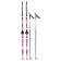 Ski kit: plastic skis 180 cm with a notch, fiberglass sticks 140 cm, fasteners NN75 mm