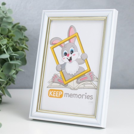 Photo frame plastic "Aron" 10x15 cm, white-1