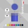 Gouache finger, 9 colors x 20 ml, erichkrause "Baby", with aloe vera