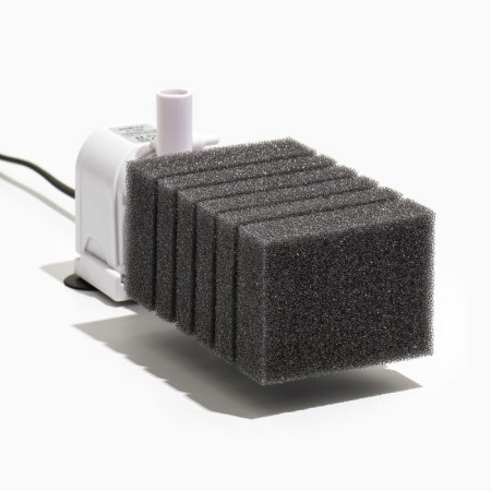 Rectangular sponge for the turbo filter No. 5, 6 x 8 x 12 cm, gray-5