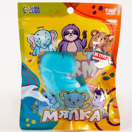 Antistress Maglet "Zoo", in a bag, with paste-7