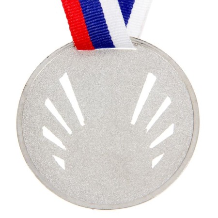 Medal for applying 040 diam 7 cm., Tricolor. Color ser. With a ribbon-3