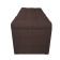 Puff with a lid and weight, 800 × 400 × 420 mm, Dream velor, chocolate color