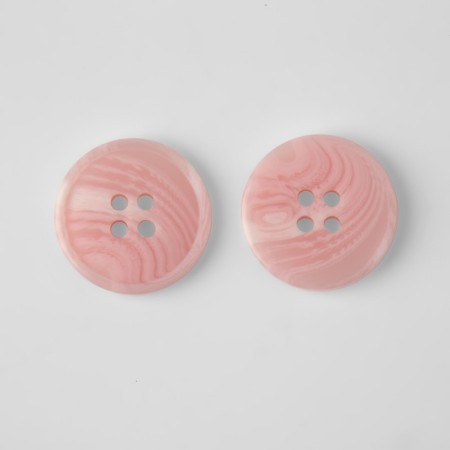 Button, 4 punctures, d = 21 mm, pink color-2