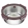 Smart Solutions lunch box, glass cover, 1.5 l, plum color