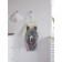 Apron of a kitchen with a photo print "Bear with glasses", adjustable, size OS