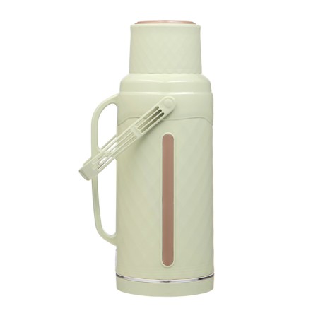 Thermos 3.2 l, with a glass flask, retains heat 36 hours, green