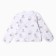 Blouse with closed handles, white color, height 62 cm