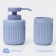 Bathroom set, 2 items (dispenser, glass)