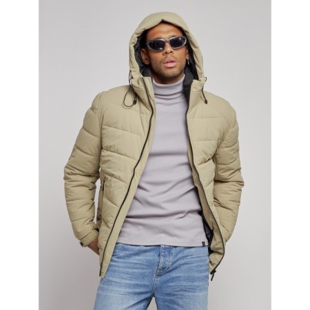 Sports male winter, size 58, light green color-4
