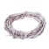 Liana dry, wreath - 8 cm, white color