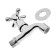 Water Cathedral Fresso 554-039, 1/2 ", with aerator, valve, zinc