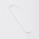 Needle for beadwork metal 13x3 cm