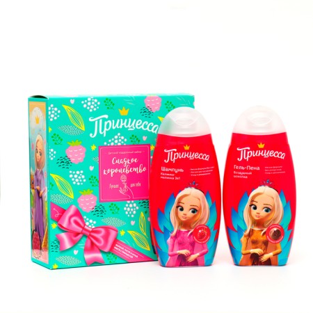 Gift set Sweet Kingdom: shampoo, 300 ml + gel pattern, 300 ml