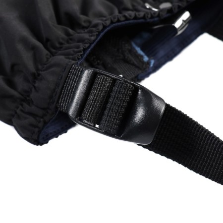 Gamashi protective, tourist "hunter" with a lodge from fleece, black-2