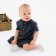 Set for a boy (shirt, shorts) minku dark blue color, height 80-86