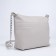 Cross-Bodi Bag on a zipper, the color is gray-beige