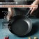 Flot Dilan Promo, D = 24 cm, plastic handle, anti -stick coating, burgundy color
