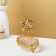 Fruit stand "Liszt", 23 × 12 × 18 cm, gold color