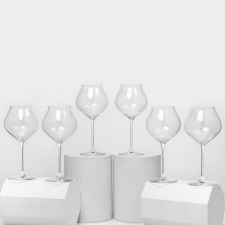 A set of glasses for the wine Macaron, 500 ml, crystal glass, 6 pcs