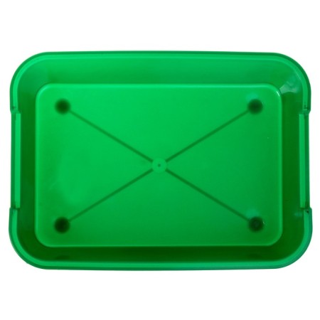 Medium toilet without a mesh 36 x 26 x 6.5 cm, green-2
