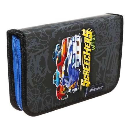 Penal 1 section, 130x200, folding bar, laminated cardboard, for a boy, blue/black, Seventeen-2