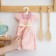 Ethel Kitchen towel "Dress" 25*30cm, col. pink, 100% p/e