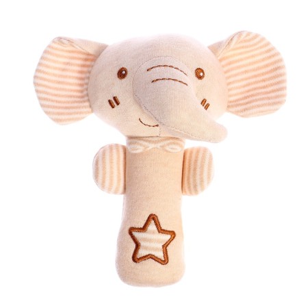 Gift set for newborns "Elephant", 3 soft rattles-1