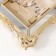Polystone photo frame 10x15 cm "heather" gold with a mirror 17.1x2x22.3 cm