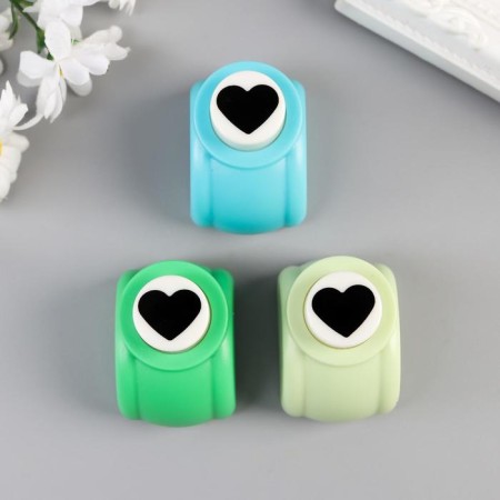 Figure hole "heart" d = 1.5 cm mix 3.5x4x4 cm-10