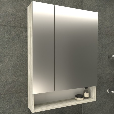 Cabinet-mirror "Colombo 60" Palmyra 15 cm x 60 cm x 80 cm-1