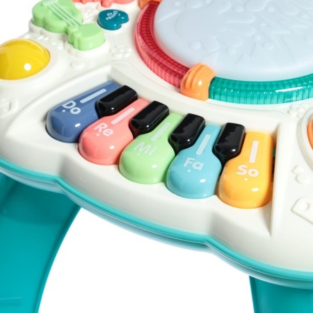Developing table, light and sound effects, turquoise color-3