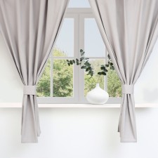 A set of curtains d/kitchen with sequences of Ethel Kitchen, col. Gray, 150x180 cm - 2 pcs