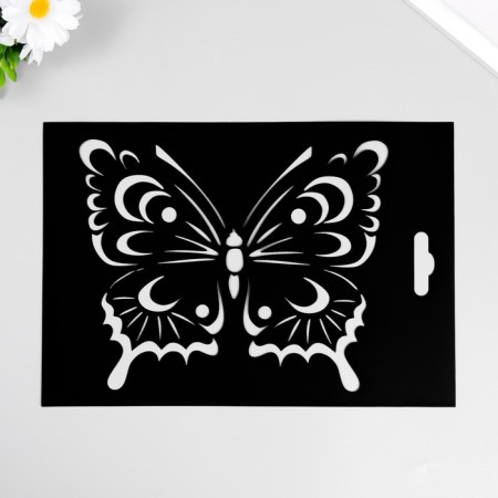 Plastic stencil "Butterfly No. 3" 20x29cm