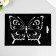 Plastic stencil "Butterfly No. 3" 20x29cm
