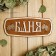 Bath plate 27.5 × 11.5 cm "Bath, brooms"