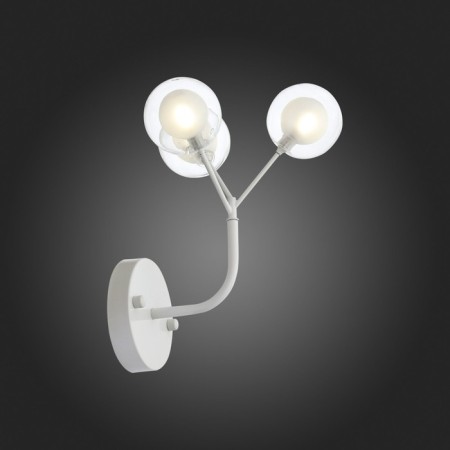 Sconces st. SL376.501.03. Demele. 3x2 W, G4 LED, 350 LM, 15x20 cm, white color-2