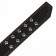 The collar is two-layer leather, 85 x 4.5 cm, Osh 50-70 cm, black