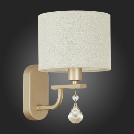 Wall lamp EVOLUCE. Sle107701-01. Elida. 1x40 W, E14, 16.5x24.5 cm, Shampan-4