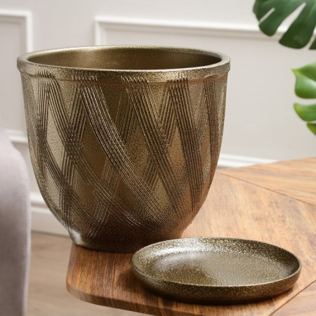 Flower pot "Greece" with a pallet 8l-1