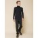 Turtleneck for the boy Pelican, height 158 ​​cm, black color