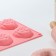Baking shape of the share "Flowers. Peonies ”, silicone, 8 cells, 28 × 16 × 2 cm, cell diameter 5.5 cm, color mix