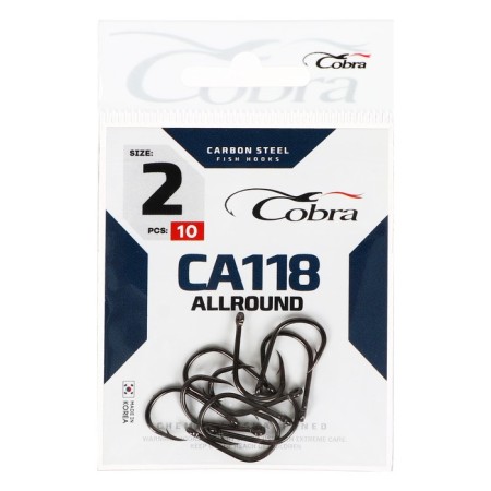 Cobra Allround hooks, series CA118, No. 2, 10 pcs.