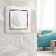Frame for 1 post WL03-FRAME-01-WHITE-GD, Color Gold, White