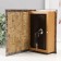 Safe-book wood to the leatherette "patterns" embossing, under metal 17x11x5 cm