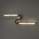 Bra "Luen" LED 12W 4000k black 65x18x5 cm