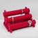 Catch for watches, bracelets, phlock, 3 rollers, 30.5 × 17.5 × 22.5 cm, d = 5 cm, color is bright pink